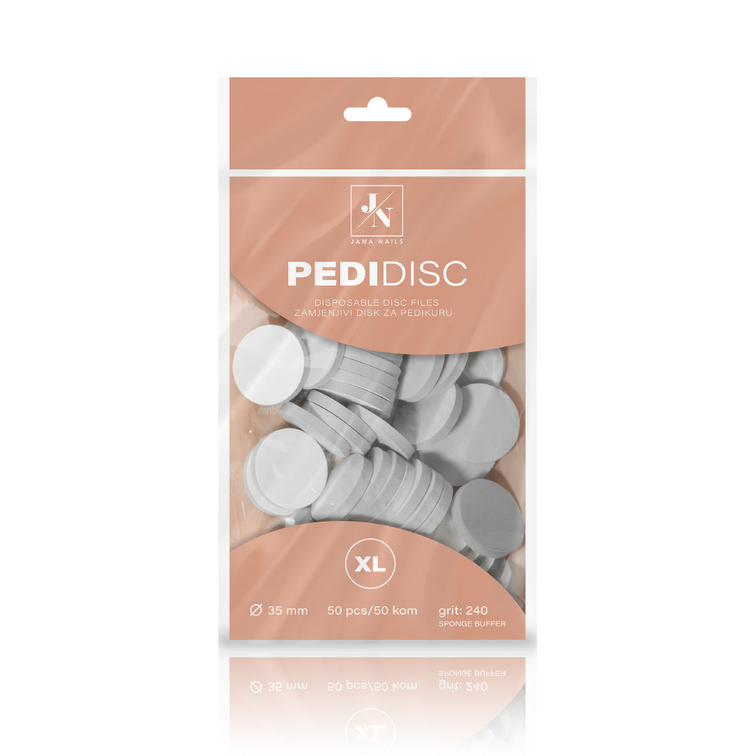 PediDisc disposable discs L #240 grit sponge buffer - 50 pcs