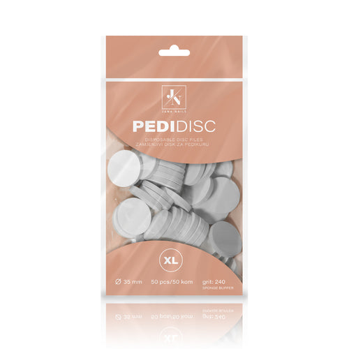 PediDisc disposable discs L #240 grit sponge buffer - 50 pcs