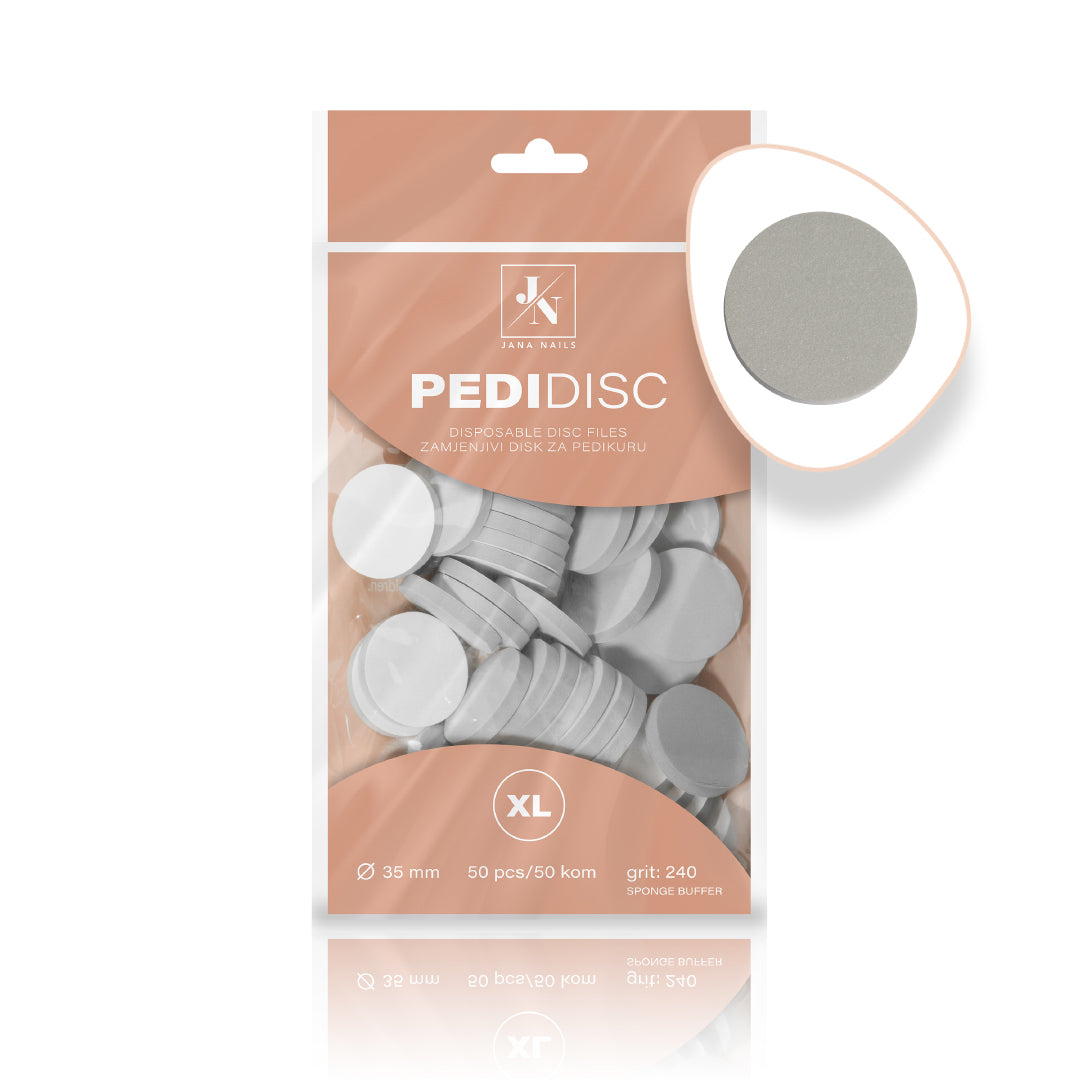 PediDisc disposable discs L #240 grit sponge buffer - 50 pcs
