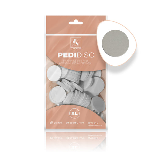 PediDisc disposable discs L #240 grit sponge buffer - 50 pcs