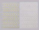 Nail Stickers - Swirl Lines No1 - Gold/Rose Gold
