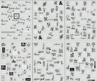 Nail Stickers - Quotes 02
