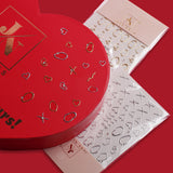 Red-y To Be Yours! - Heart box 5 pcs & Stickers