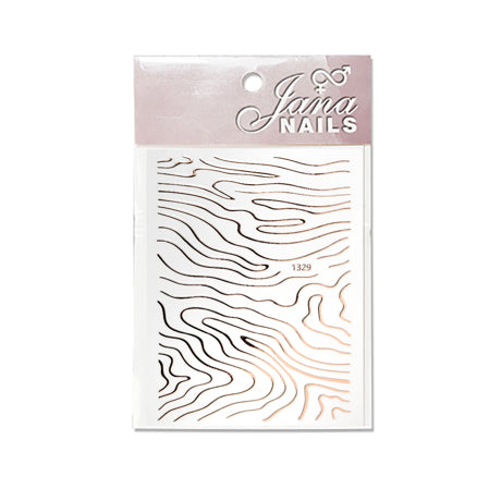 Nail Stickers - Lines Rose Gold