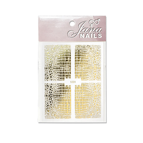 Nail Stickers - Animal Print No.1 Gold