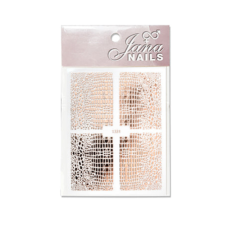 Nail Stickers - Animal Print No.1 Rose Gold