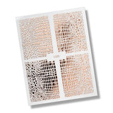 Nail Stickers - Animal Print No.1 Rose Gold