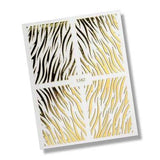 Nail Stickers - Animal Print No.3 Gold