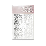 Nail Stickers - Animal Print No.7 Silver