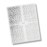 Nail Stickers - Animal Print No.7 Silver