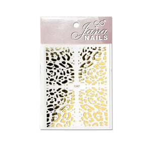 Nail Stickers - Animal Print No.6 Gold