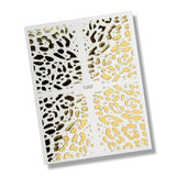 Nail Stickers - Animal Print No.6 Gold