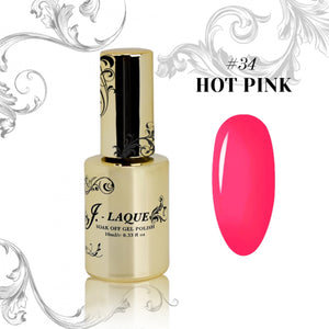 J.-LAQUE #34-"Hot Pink" 10 ml