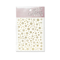 Nail Stickers - Snowflakes - Gold