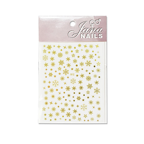 Nail Stickers - Wintermix- Gold