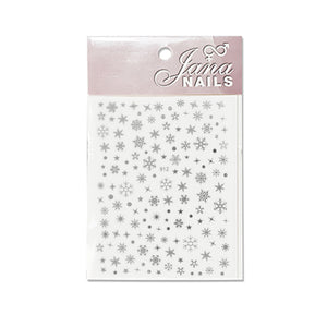 Nail Stickers - Wintermix - Silver