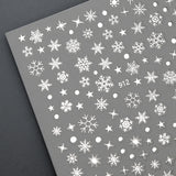 Nail Stickers - Wintermix - Silver