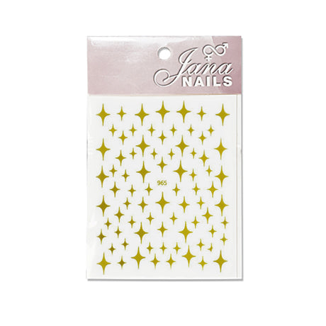 Nail Stickers - Stars - Gold