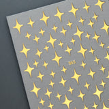 Nail Stickers - Stars - Gold