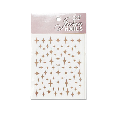 Nail Stickers - Stars - Rose Gold