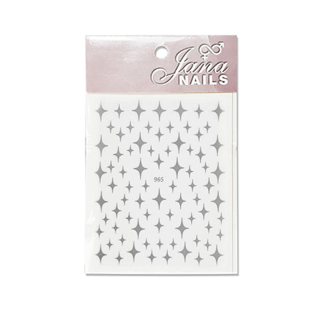 Nail Stickers - Stars - Silver