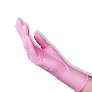 Nitril-Handschuhe Pink / S