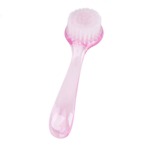 Nail Dust Brush With Cap- Pink